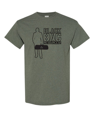 Black Bag Resources - Blacklisted - 1 Color Printed Graphic Tee