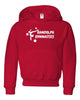 Randolph Gymnastics Hoodie w/ Logo Design V1 on Front