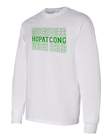 Hopatcong White Shirt w/ Hopatcong Split Design on Front