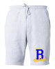 bulldogs itc midweight fleece shorts w/ 2 color bulldogs 