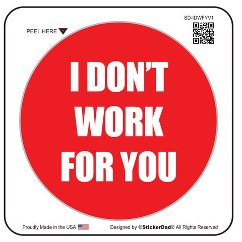 There's Absolutely No Excuse For What I'm About To Do (3 pack) 3" x 1.5" Hard Hat-Helmet Full Color Printed Decal