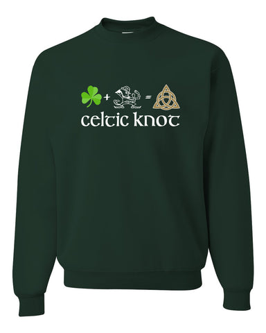 Celtic Knot Charcoal JERZEES - Dri-Power® 50/50 T-Shirt - 29MR w/ Full Color Flag Design on Front