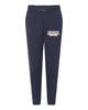 jths falcons jerzees - nublend® joggers - 975mpr - navy w/ small logo on hip