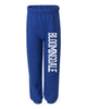 bloomingdale pta royal jerzees - nublend® sweatpants - 973br w/ bloomingdale down leg..