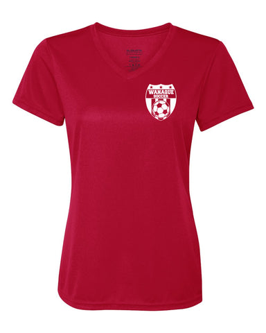 Wanaque Soccer Performance T-Shirt with Small Left Chest Logo