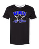 nfinite lat - retro ringer fine jersey tee - 6932 w/ nfinite arc star logo on front.