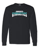 Randolph Gymnastics Black Long Sleeve Tee w/ Logo Design V2 on Front