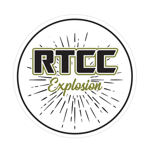 RTCC Black Legging Pants w/ 2 Color Spangle Logo down Leg.