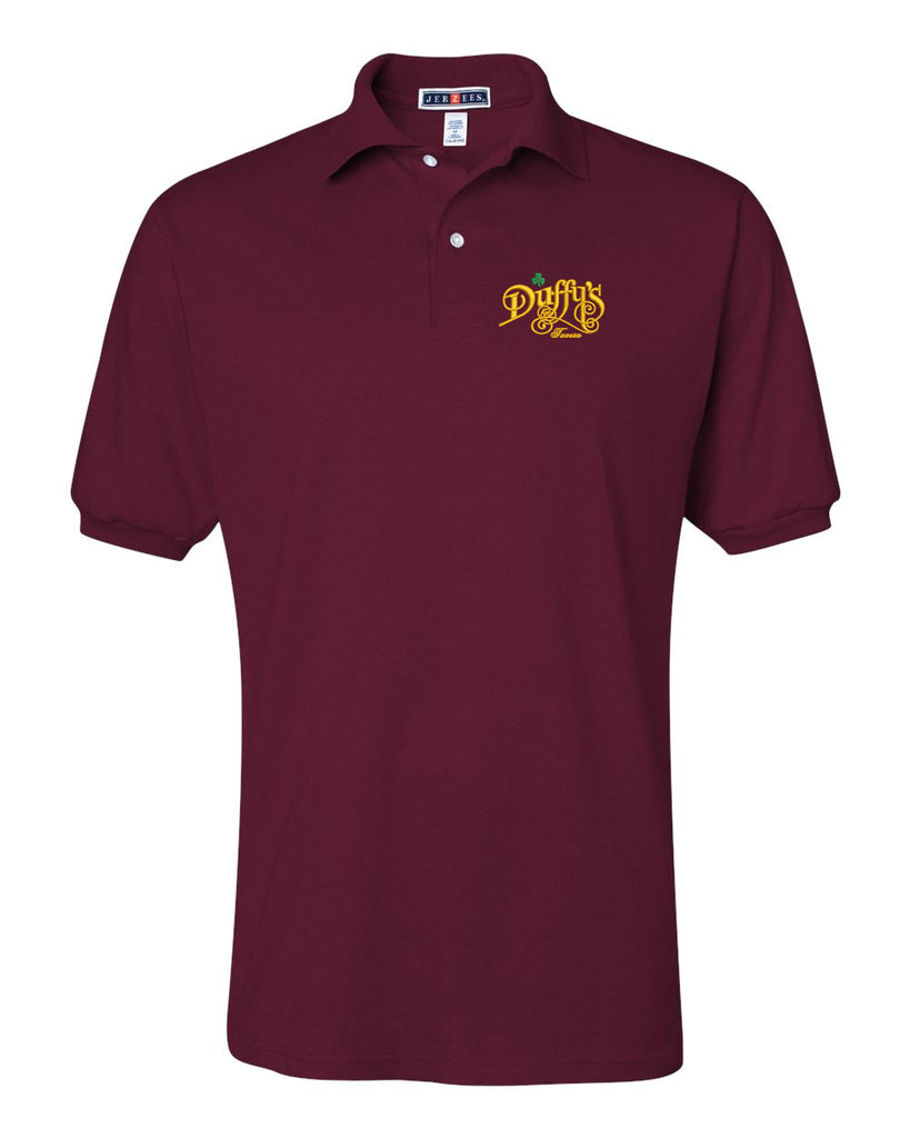 Duffy's Tavern Short Sleeve JERZEES - SpotShield™ 50/50 Polo Sport Shirt - 437YR - w/Logo Embroidered on Left Chest
