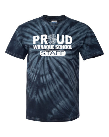 WANAQUE School Black Short Sleeve Polo Sport Shirt w/ WANAQUE School "W" Logo on Front Left.