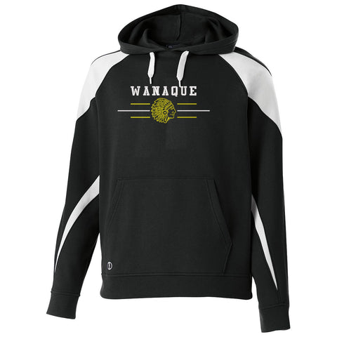 Wanaque School Dyenomite - RAINBOW BOLD Blended Hooded Sweatshirt - 854MS w/ WSNJ Design on Front