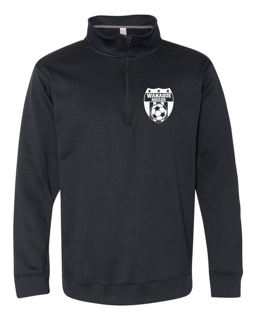 wanaque soccer performance® tech quarter-zip pullover sweatshirt with small left chest logo