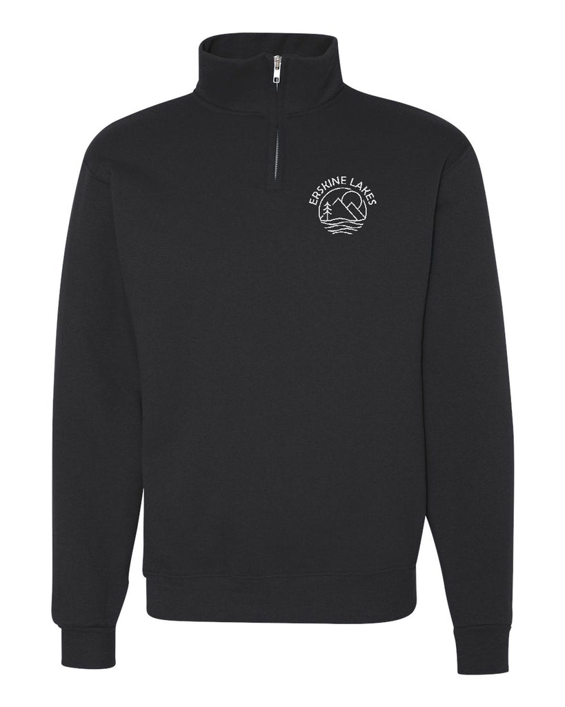 Erskine Lakes JERZEES - Nublend® Cadet Collar Quarter-Zip Sweatshirt - 995MR w/ Erskine Lakes Design Embroidered on Left Chest