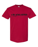 black bag resources - blacklisted - 1 color printed graphic tee