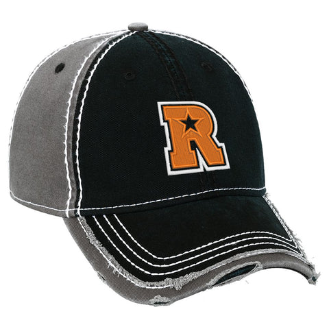 Ringwood Rattlers Black Authentic Soffe Short  w/ 1 Color R-Star Design on Front Left