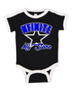 nfinite lat - retro ringer fine jersey tee - 6932 w/ nfinite arc star logo on front.