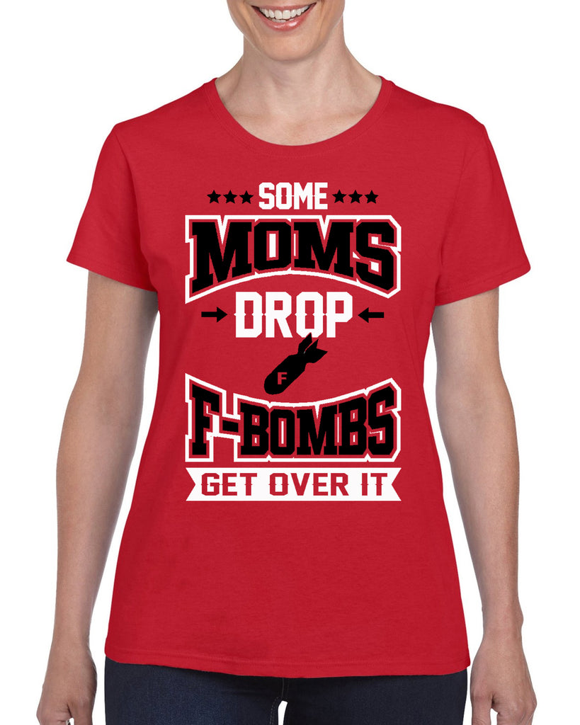 some moms drop f-bombs v1 graphic transfer design shirt