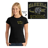 haskell school black short sleeve tee w/ haskell school 