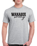 wanaque strong graphic design shirt