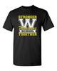 wanaque school black short sleeve tee w/ wanaque school 