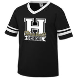 haskell school stripe jersey short sleeve tee w/ haskellschool 