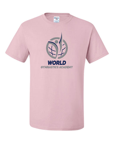 World Gymnastics JERZEES - NuBlend® Crewneck Sweatshirt - 562MR w/ 2 Color Design on Front