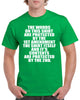 the words on this shirt graphic transfer design shirt