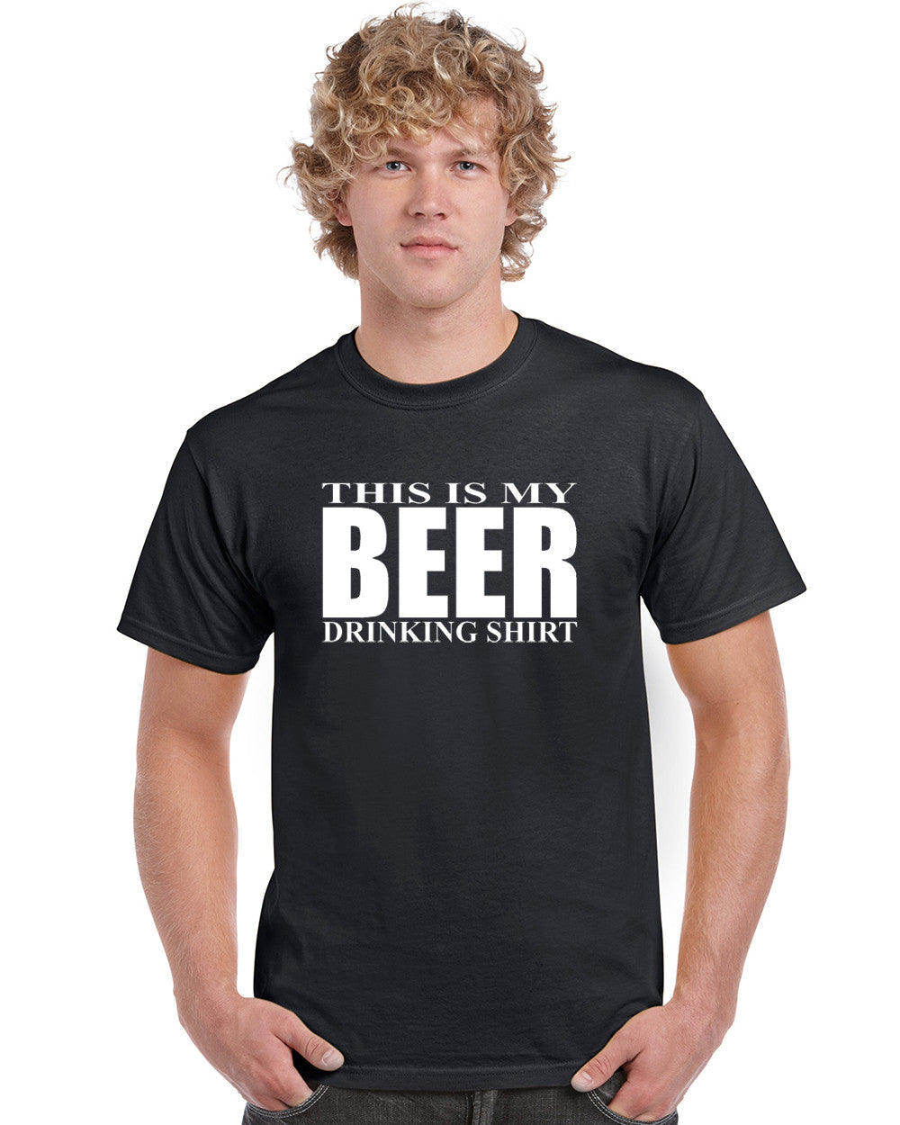 This Is My BEER Drinking Shirt Graphic Transfer Design – StickerDad ...