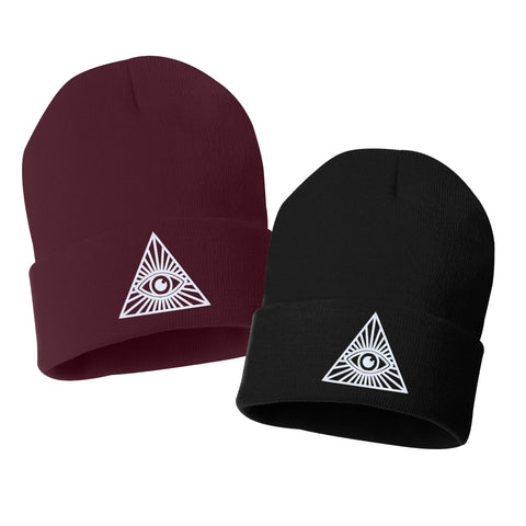 BOSS Embroidered Cuffed Beanie Hat