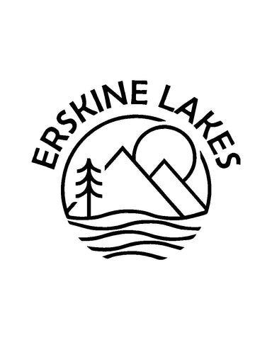 Erskine Lakes JERZEES - NuBlend® Hooded Sweatshirt - 996MR w/ ELPOA-1928 Design on Front.