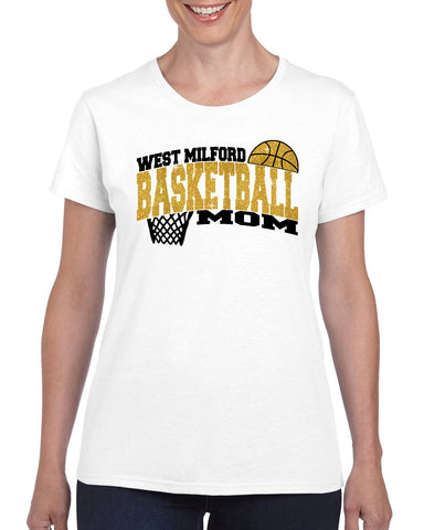 West Milford Basketball Mom Design-1619 Graphic Transfer Design Shirt