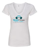 struck fitness next level - women's ideal v-neck tee - 1540 - w/ full color logo