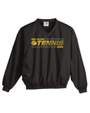 west milford tennis black augusta sportswear - micro poly windshirt - 3415 w/ wm tennis 2022 logo on front.