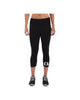 cheer army bcs34 black practice capris w/ cheer army ca logo on bottom of left leg.