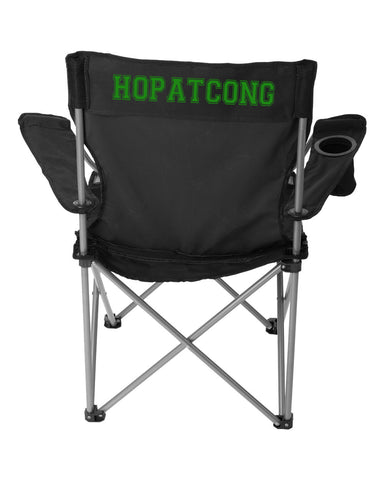 Hopatcong Hooded Sweatshirt w/ Large Front Logo Graphic in GLITTER