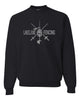 Lakeland Fencing Black 50/50 Blend Crew Sweatshirt w/ Gray Design