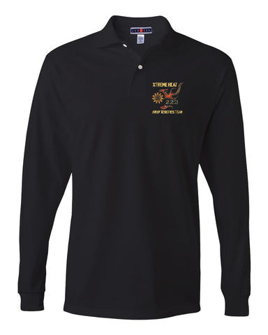 Lakeland Fencing Black 50/50 Blend Full Zip Sweatshirt w/ Gray Design on Back