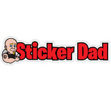 sticker dad slap v1 full color printed vinyl decal window sticker