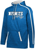 nfinite stoked tonal hoodie w/ large nfiinite all stars logo on front.